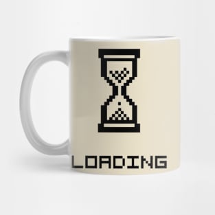 Loading Hourglass - dark text Mug